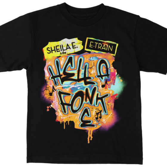 Sheila E. and the E Train - Hella Fonk E graphic tee (black)